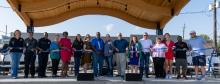 Ribbon Cutting of the Amphitheater / B.E.D.C. Project