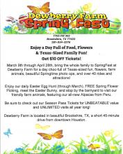 Dewberry Farm Spring Fest!