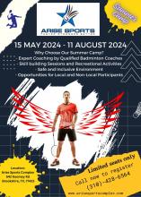 Arise Sports Badminton Summer Camp