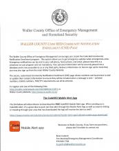 Waller County Code RED Community Notification Enrollment Page