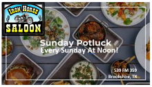 Potluck at The Iron Horse Saloon 