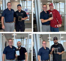 Brookshire Hyundai Recognized Their September TOP Performers!