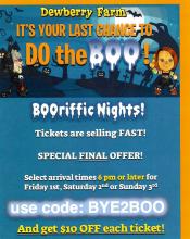 Last Chance to DO the BOO!