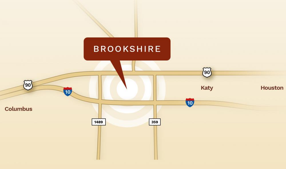 Demographics Location City Of Brookshire Texas   Brookshiremap 